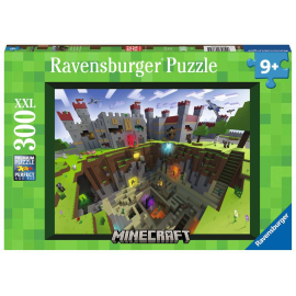 Puzzle 300 p XXL - Minecraft cutout 