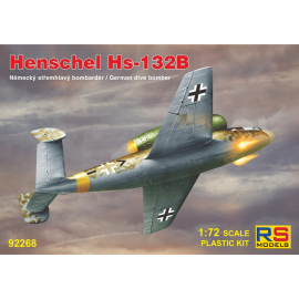 Henschel Hs-132B with 2 × 20 mm MG 151 cannon Model kit