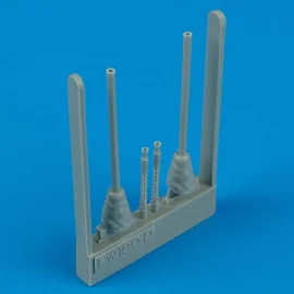 Focke Wulf Fw 190D gun barrels (designed to be assembled with model kits from Hasegawa)