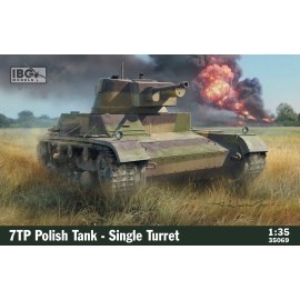 7TP Polish Tank - Single Turret Model kit