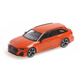 Audi rs 6 front orange met. 2019 Die-cast