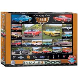 Puzzle 1000P American Cars EUROGRAPHICS 