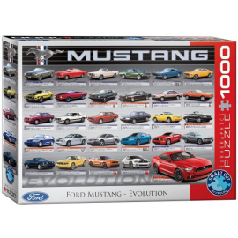 Eurographics Evolution Ford Mustang 1000 Piece Jigsaw Puzzle 