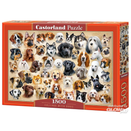 Collage with Dogs Puzzle 1500 Teile 