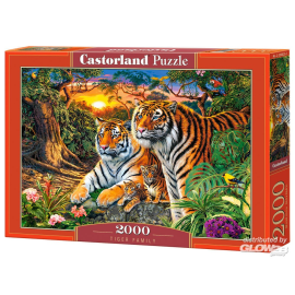 Tiger Family, Puzzle 2000 Teile 