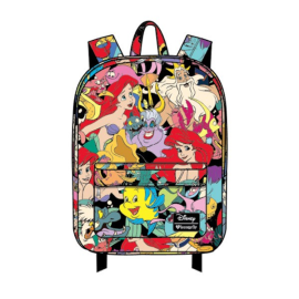 Disney Loungefly Backpack Fabric Ariel Characters Aop Exclu