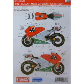 Decals DUCATI MOTO GP OF ITALY 06 