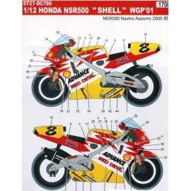 Decals HONDA NSR 500 WGP 2001 