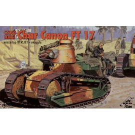 Char Canon FT-17 with Berliet turret Model kit