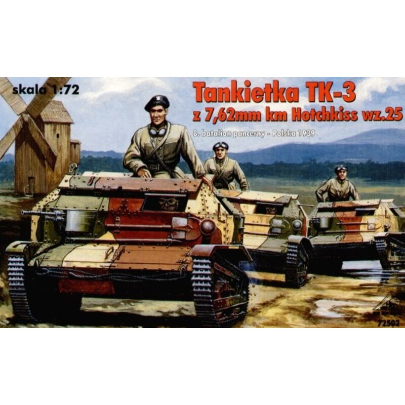 Tankietka TK-3 with 762mm Hotchkiss wz.25