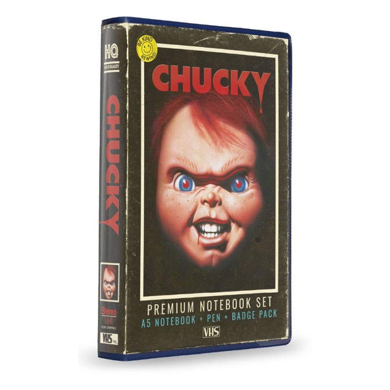Chucky stationery set 6 pieces VHS Stationery