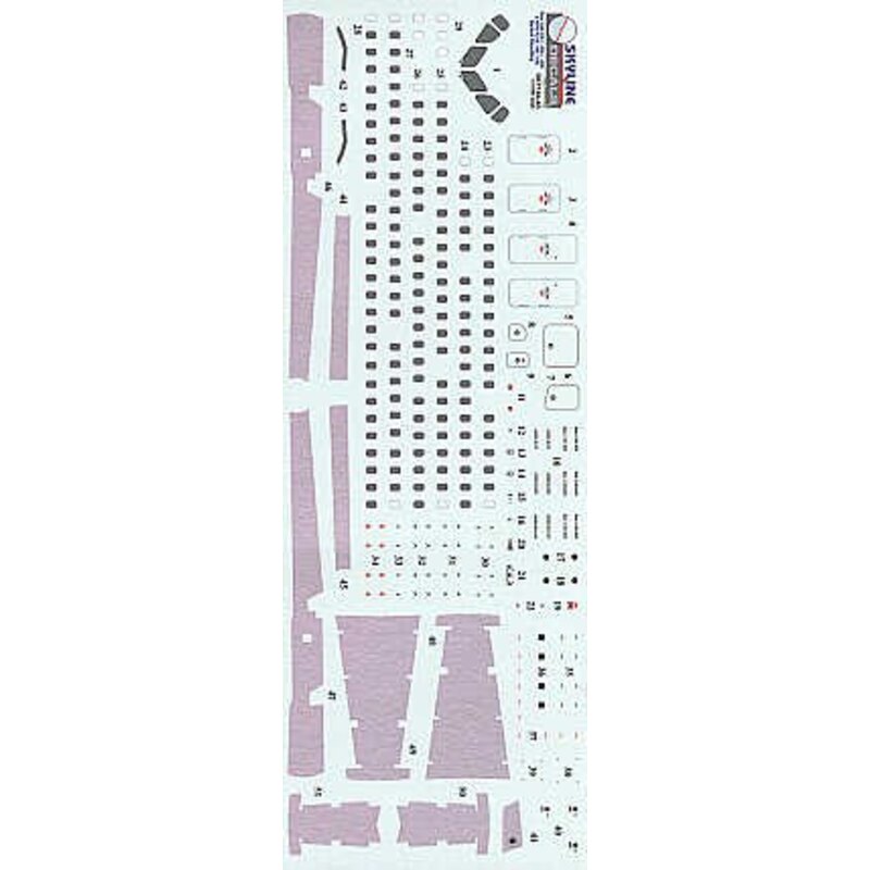 BAe 146/RJ85 Windows Stencilling Doors etc