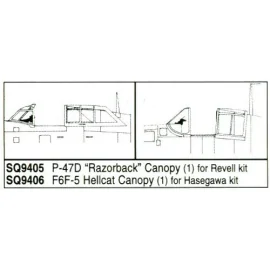 Republic P-47D Thunderbolt Razorback (designed to be assembled with model kits from Revell)