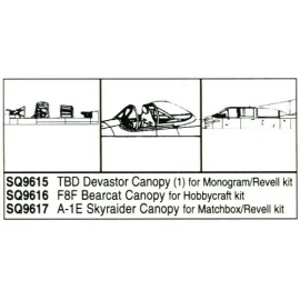 Douglas A-1E Skyraider (designed to be assembled with model kits from Matchbox and Revell)