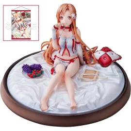 Sword Art Online PVC Figure 1/7 Asuna Negligee Ver. KADOKAWA Special Set 15 cm Statue