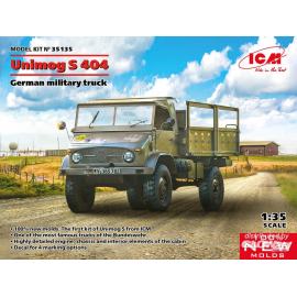Unimog S 404, German military truck Model kit