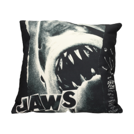 JAWS COLLAGE SQUARE CUSHION 