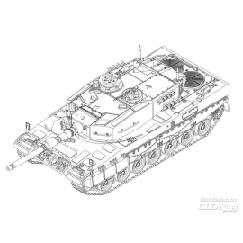 German Leopard2A4 MBT Model kit