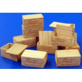 U.S. WOODEN CRATES FOR CONDENSED MILK Model kit