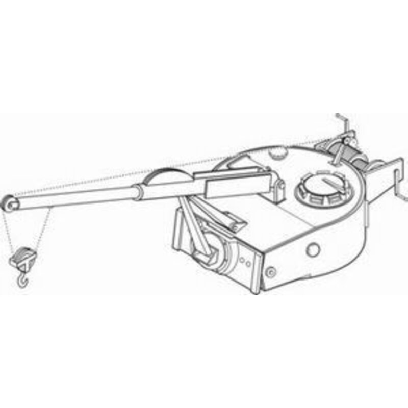 Bergetiger contains conversion parts for Tiger I tank to represent Bergetiger I recovery tank (designed to be assembled with mod