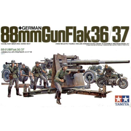88mm 36/37 Flak/Crew/MB Figure
