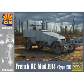 French Armoured Car Model 1914 (ED) Model kit