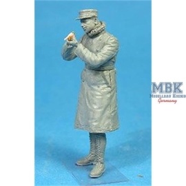 French airman checking revolver Figure
