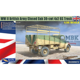 WWII British Army Closed Cab 30-cwt 4x2 GS Truck Model kit