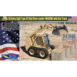 US A.L.Type III Skid Steer Ldr.(M400W) w/bar track Model kit