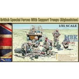 British Special Forces w/ Support Troops (Afgh.) Figure