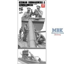 German Submariners & Commanders loading Figure