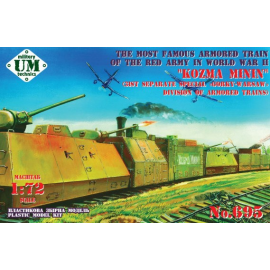 Kozma Minin' (31st separate special 'Gorky-Warsaw' division of armored train) WWII Model kit