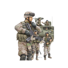 Modern US Army Armour Crew & Infantry Set Figure
