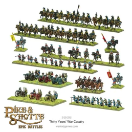 Pike & Shotte Epic Battles - Thirty Years War Cavalry Battalia Add-on and figurine sets for figurine games