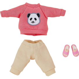 Original Character accessories for Nendoroid Doll Outfit Set: Sweatshirt and Sweatpants (Pink) 
