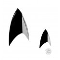 Star Trek Discovery Replica 1/1 Starfleet Black Magnetic Badge and Pins 
