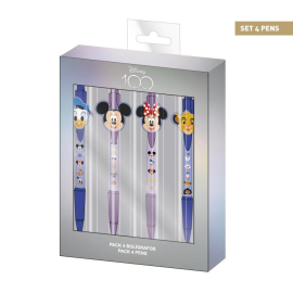 DISNEY 100 Years - Characters - Set of 4 Ballpoint Pens 