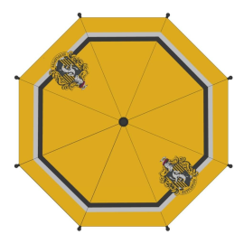 HARRY POTTER - Hufflepuff - Folding Umbrella 53 cm 