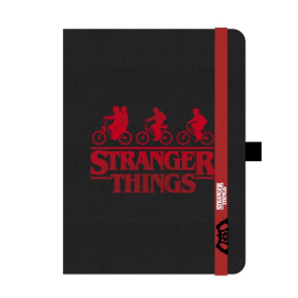 STRANGER THINGS - Leatherette Notebook - A5 Size 