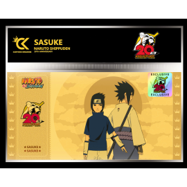 NARUTO SHIPPUDEN - Sasuke - 20th Anniversary Golden Ticket 