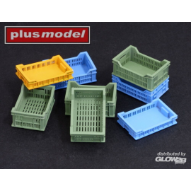 Perforated plastic crates Model kit