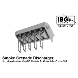 Smoke Grenade Dischargers for Pz.Kpfw.II Ausf.a1/a2/a3 - 3d Printed Set - (designed to be used with IBG kits) 