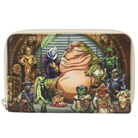 SW Star Wars Loungefly Wallet Return Of The Jedi 40Th Anniversary Jabbas Palace 