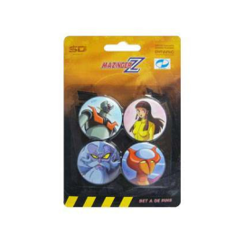 Mazinger Z Badges Set A (4) 
