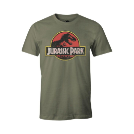 JURASSIC PARK - Vintage Logo T-Shirt - KHAKI 