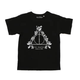 HARRY POTTER - Floral Deathly Hallows - Women's T-Shirt 
