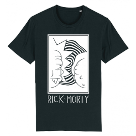 RICK AND MORTY - Rick and Morty White and Black - Men's T-Shirt 