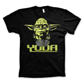 STAR WARS - Cool Yoda T-Shirt - Black 