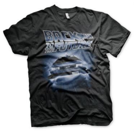 BACK TO THE FUTURE - Flying Delorean - T-Shirt 