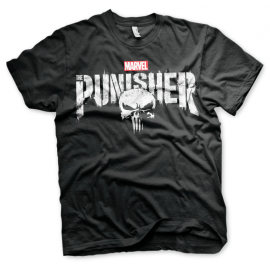 THE PUNISHER - Distressed Logo - T-Shirt 